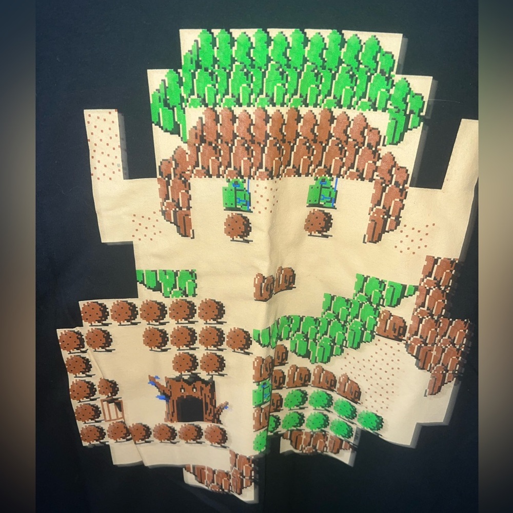 Zelda 8 Bit Loot Crate Loot wear Black Tshirt shirt XL